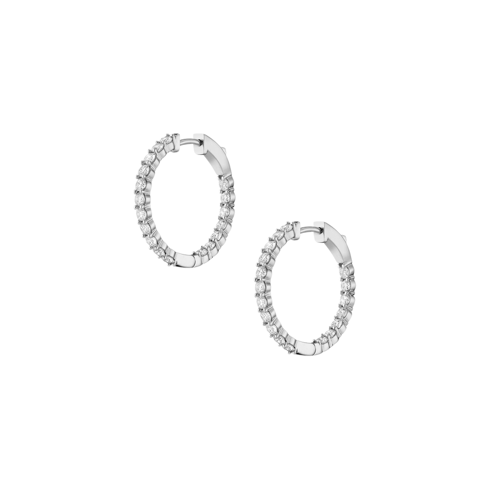 2ct Luxury Lab Grown Diamond Hoops