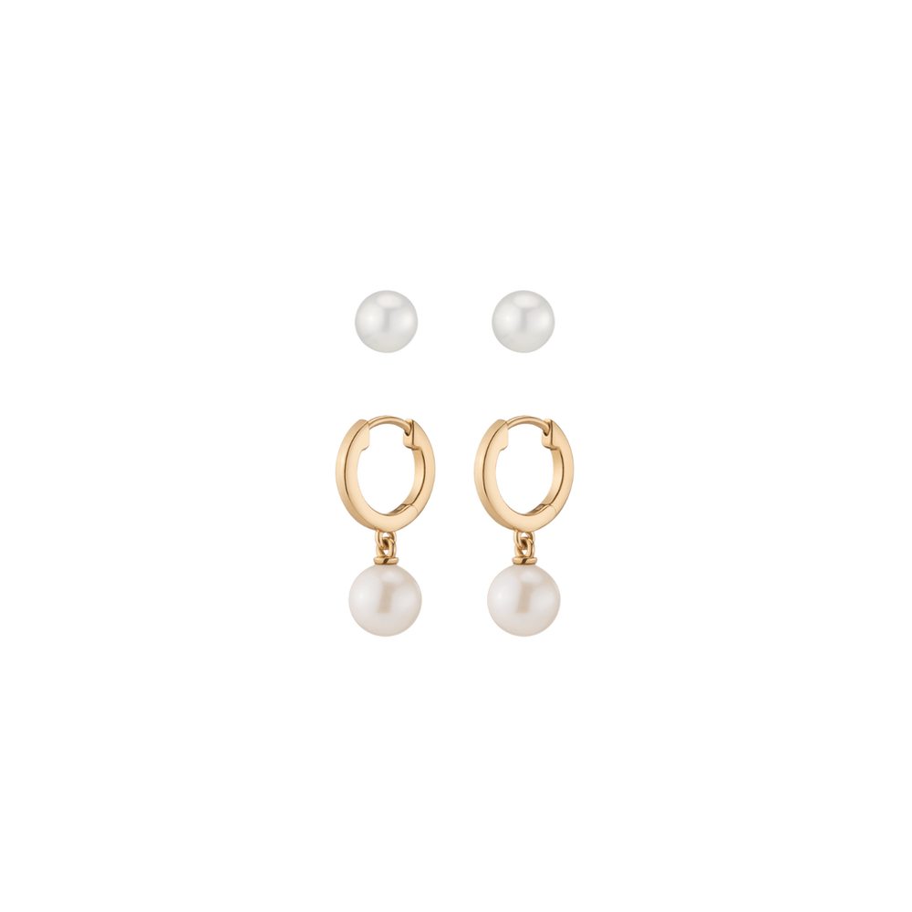 Pearl Earring Stack
