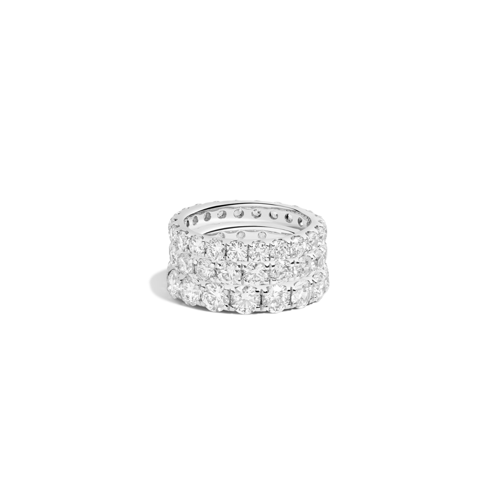 Lab Grown Diamond Eternity Ring Stack