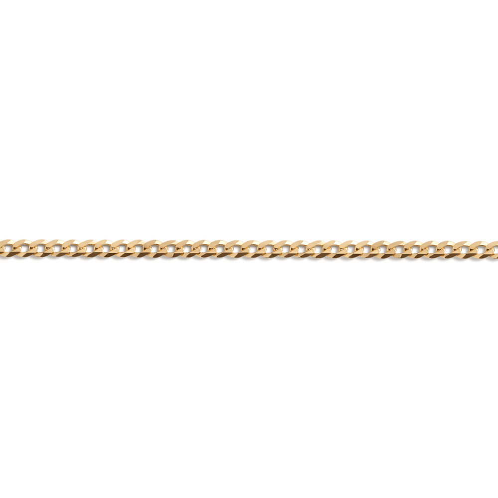 Large Gold Curb Chain Anklet