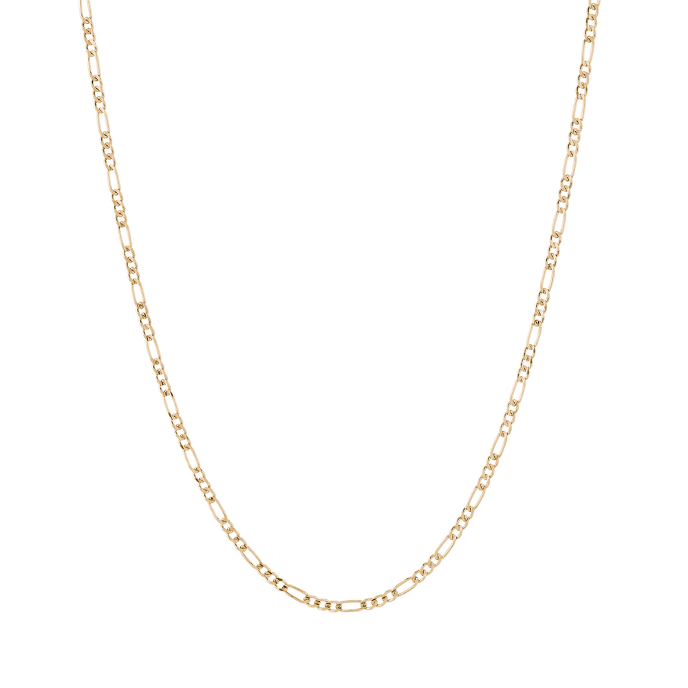 Medium Gold Figaro Chain Necklace