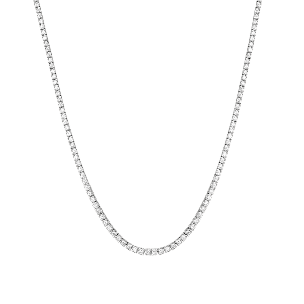 Classic Lab Grown Diamond Tennis Necklace - 5ct (Large)