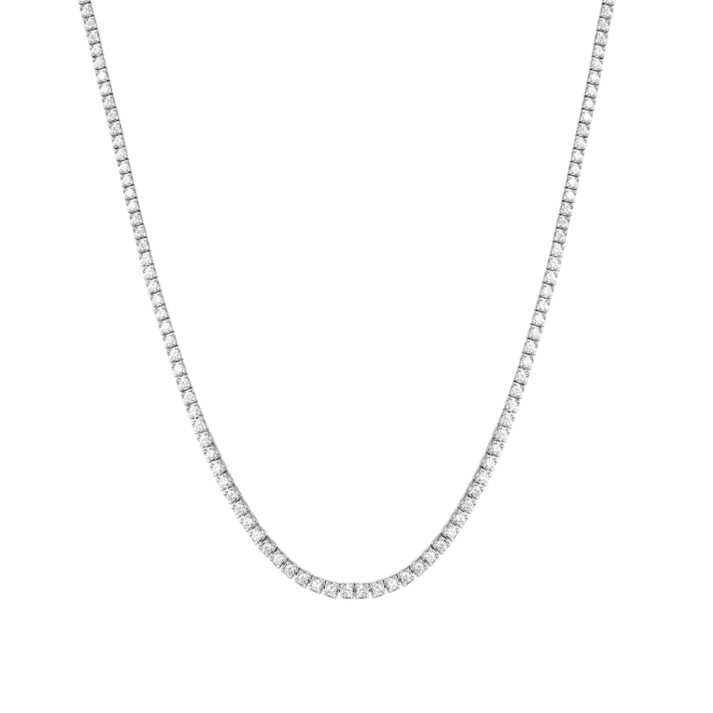 Classic Diamond Tennis Necklace - 5ct (Large)