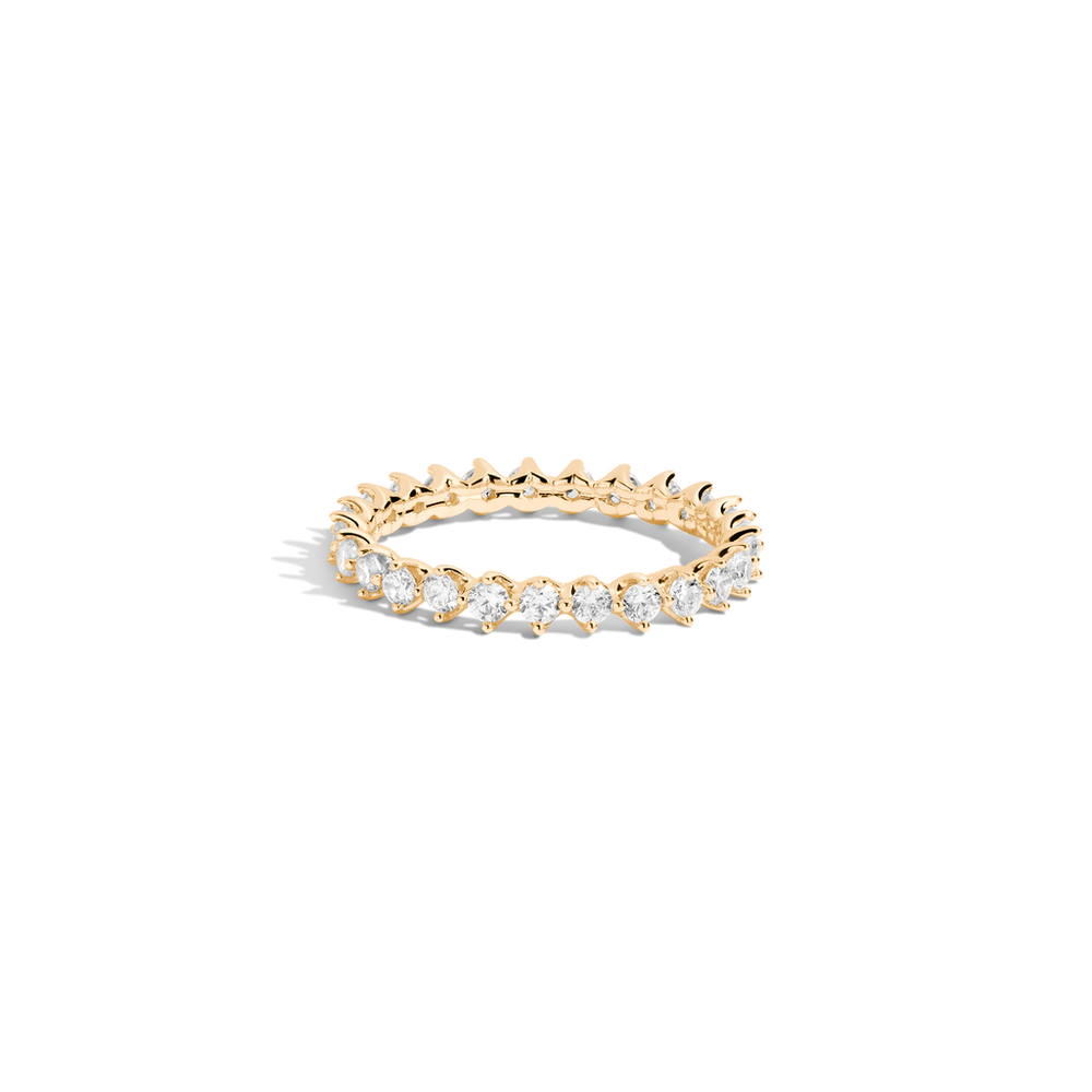 Three-Prong Lab Grown Diamond Eternity Ring