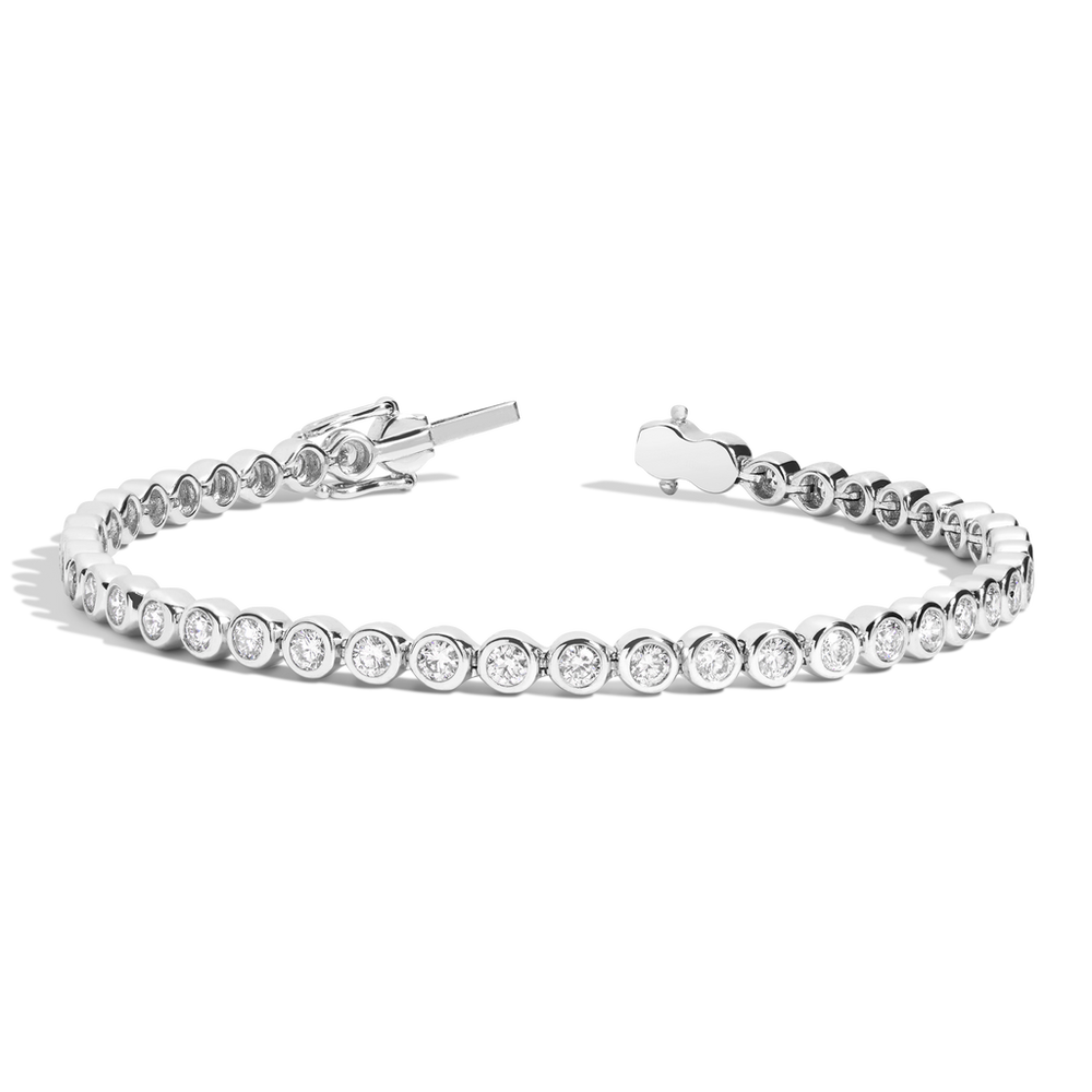 Lab Grown Diamond Bezel Tennis Bracelet