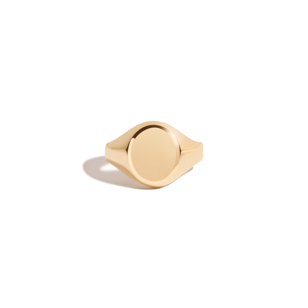 Round Signet Ring