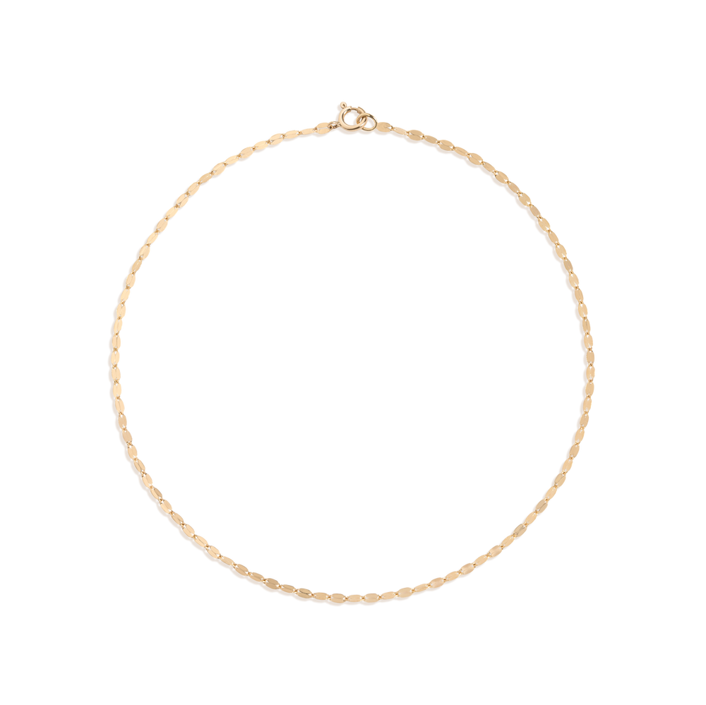 Flat Valentino Chain Anklet