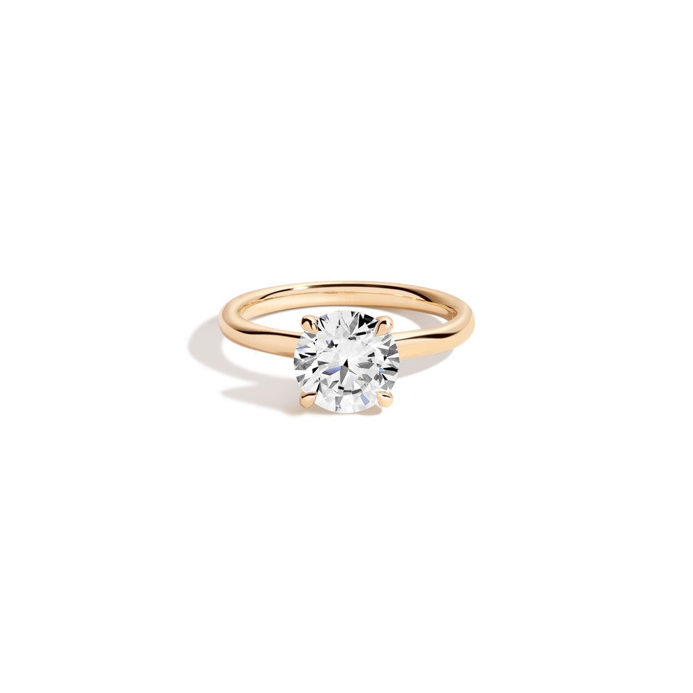 2ct Round Lab Grown Diamond Solitaire Ring