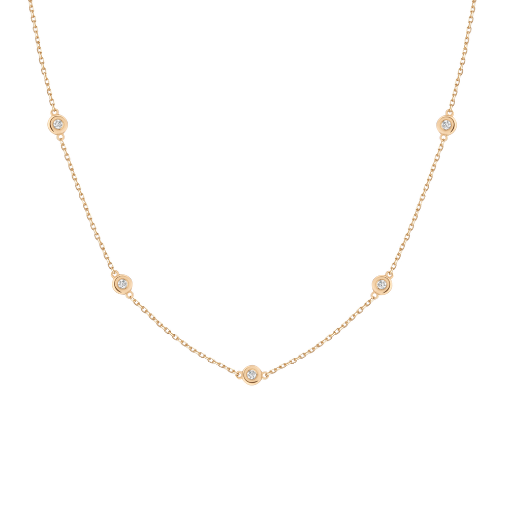 Bold Lab Grown Diamond Station Necklace