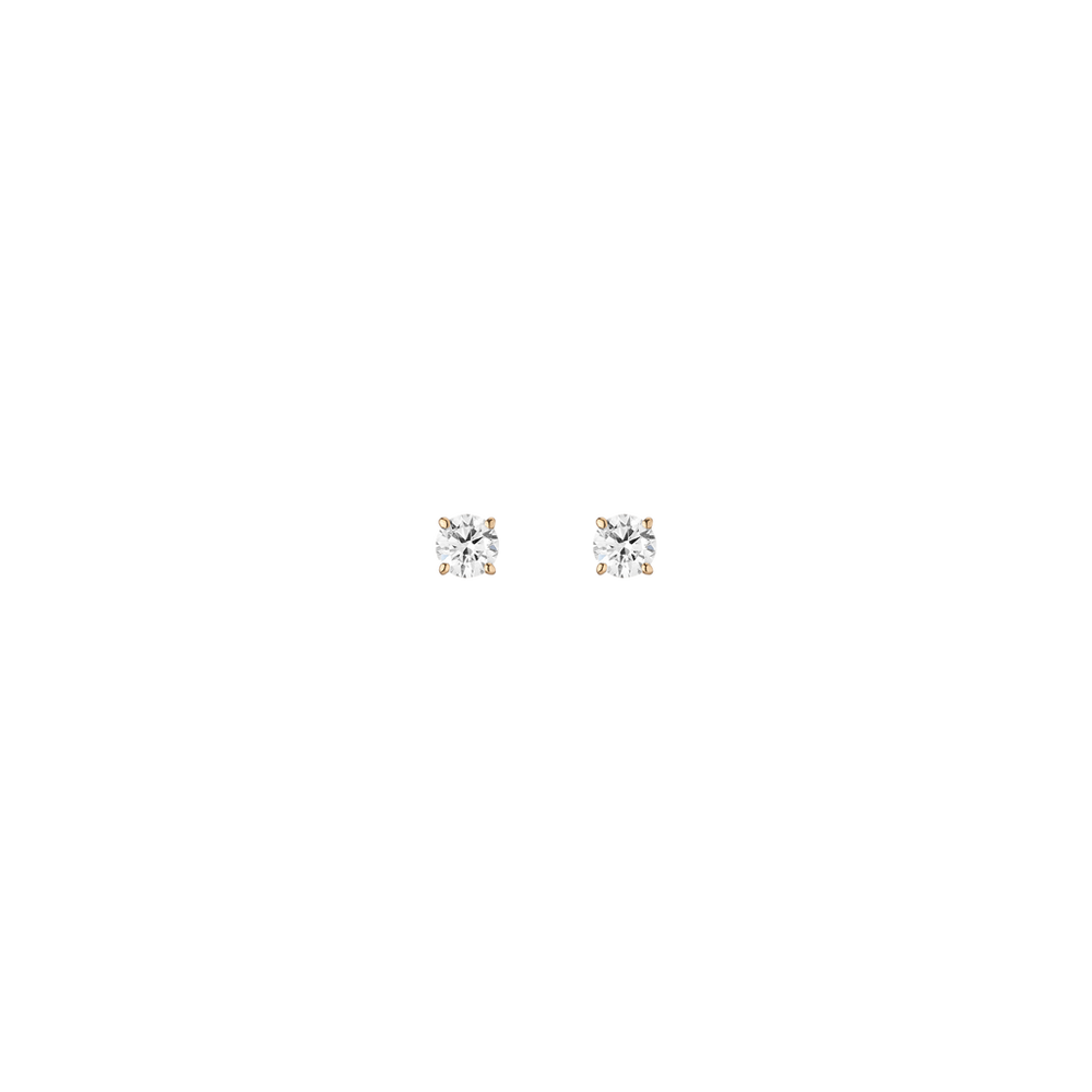 1ct Round Lab Grown Diamond Stud Earrings