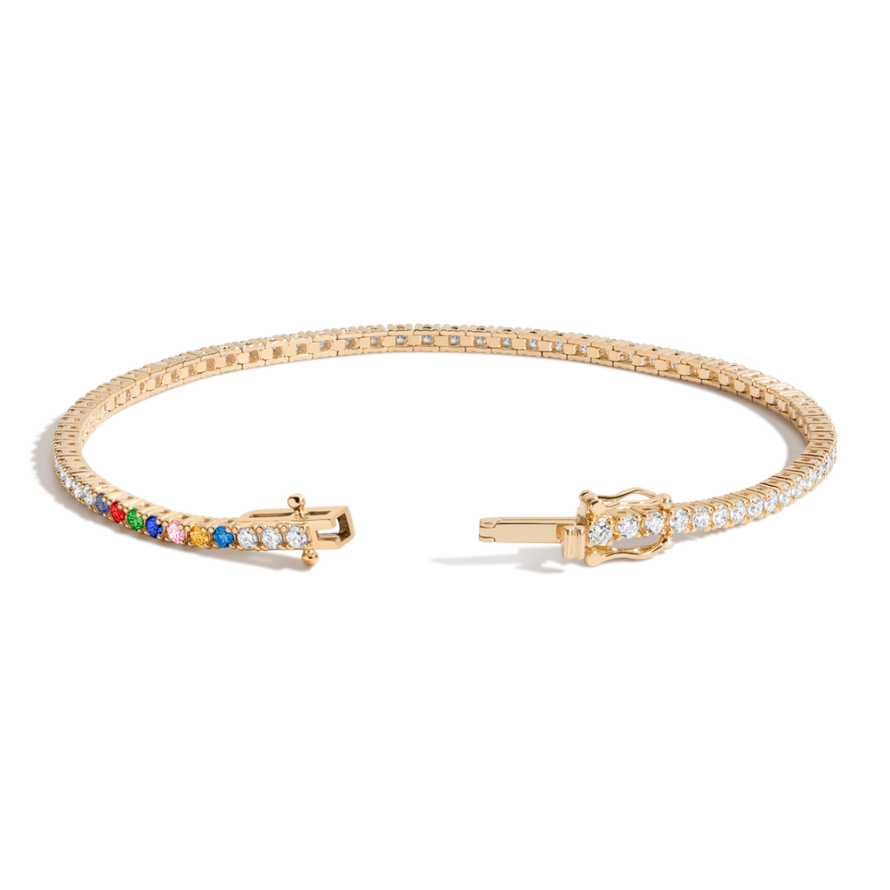 Personalized Lab Grown Diamond Tennis Bracelet