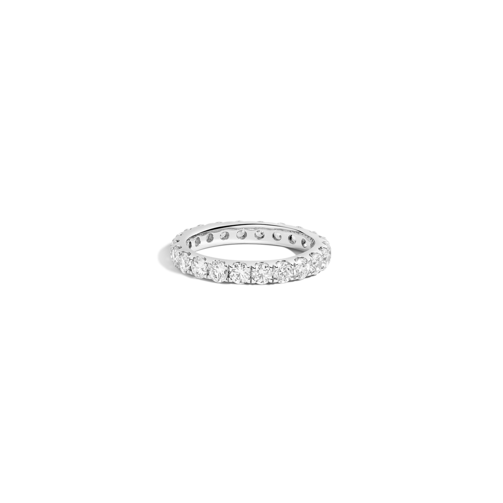 2ct Round Lab Grown Diamond Eternity Ring