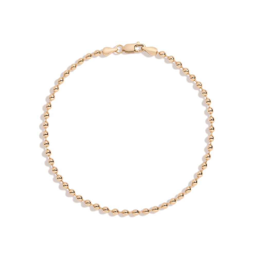 Gold Ball Chain Bracelet