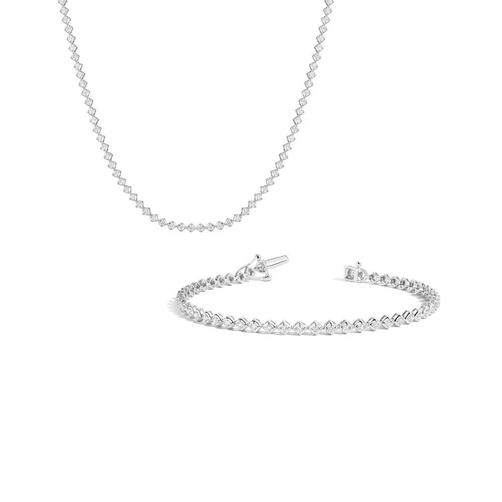Petite Lab Grown Diamond Tennis Set