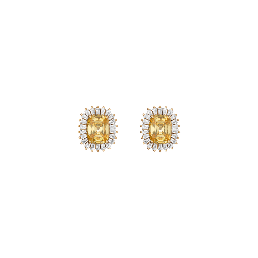 Lab Grown Yellow Canary Alexandra Earrings
