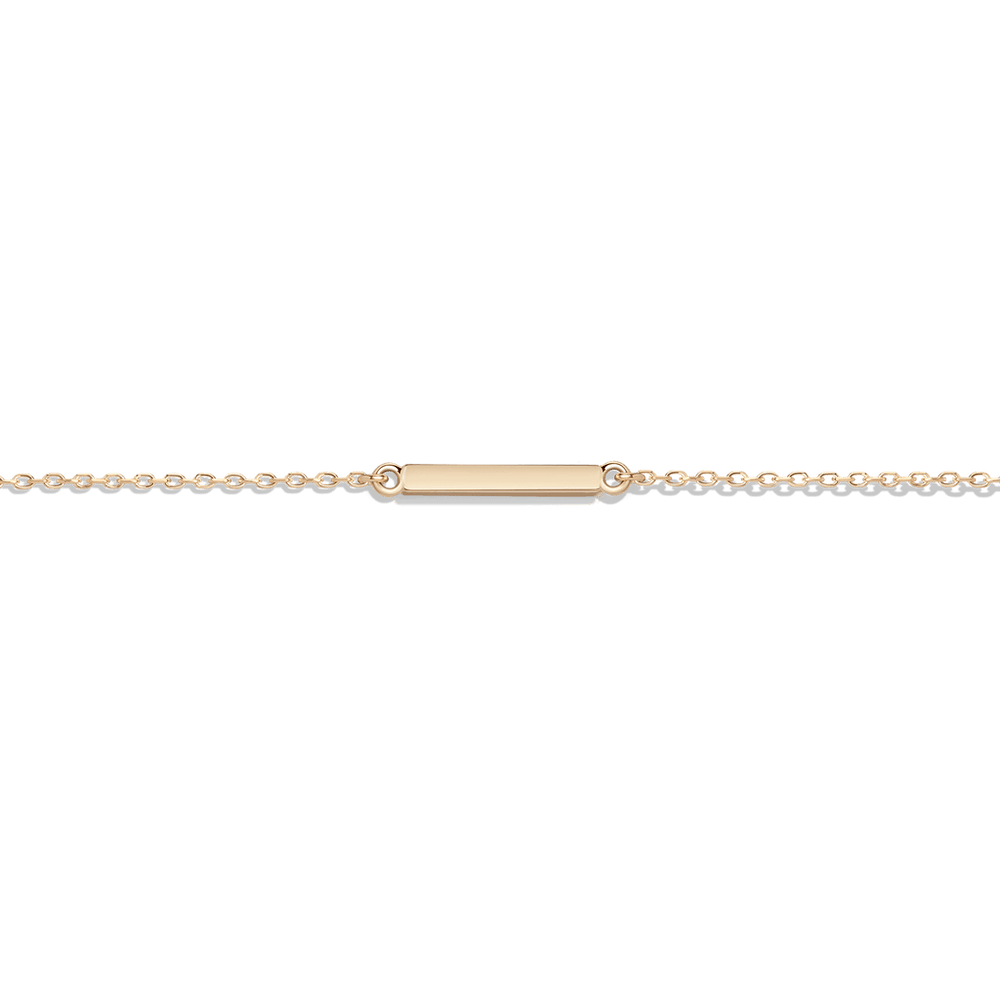 Gold Bar Anklet