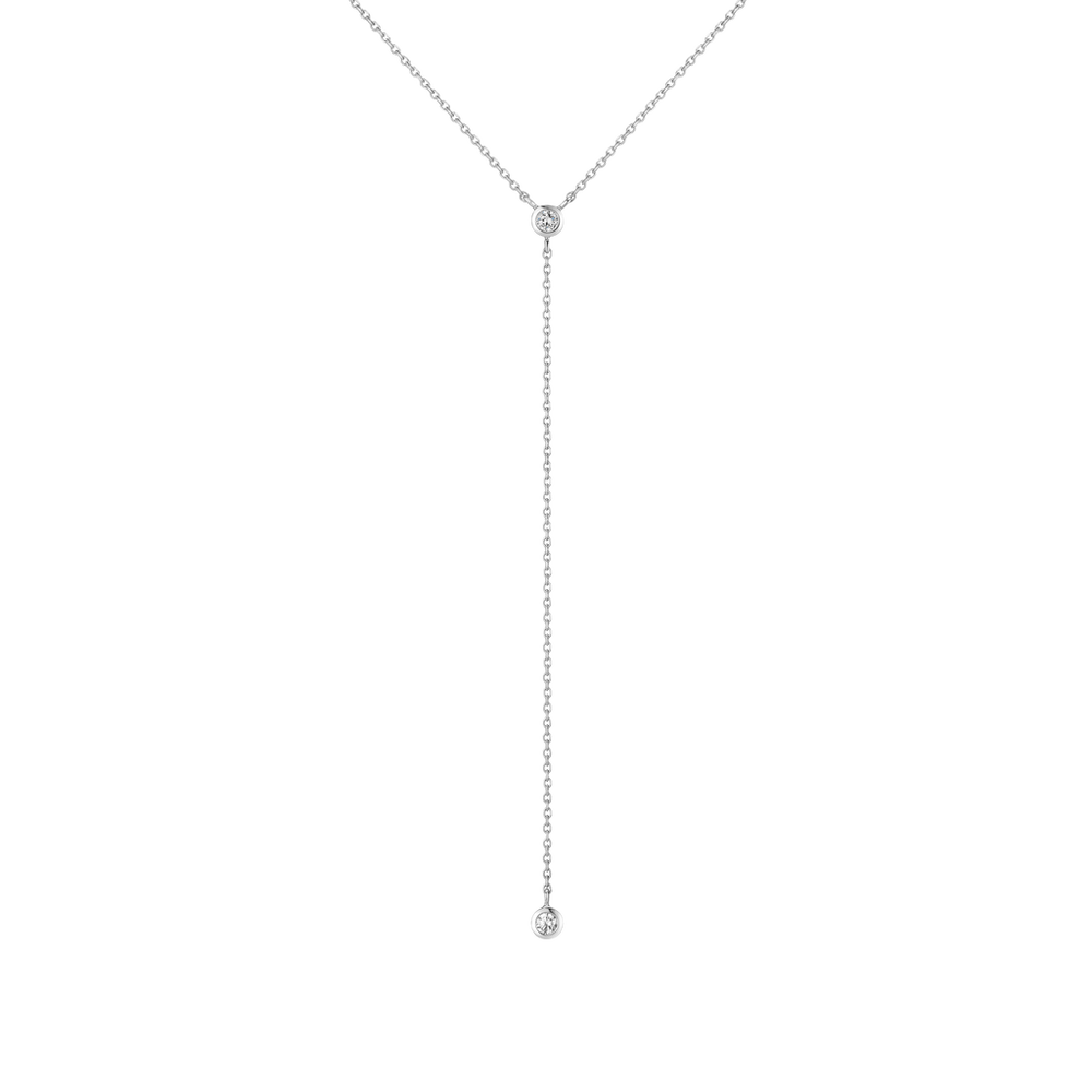 Lab Grown Diamond Bezel Lariat