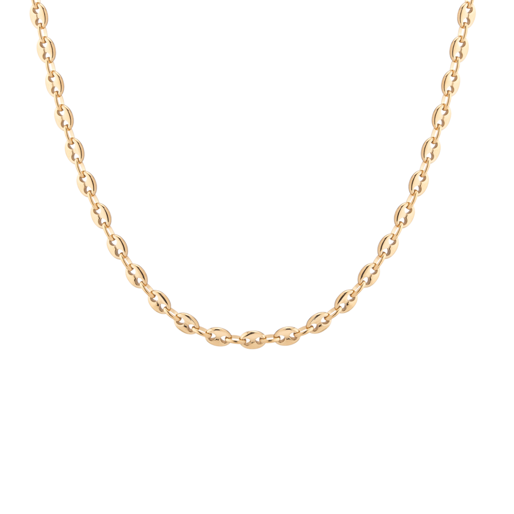 Puffed Mariner Chain Necklace