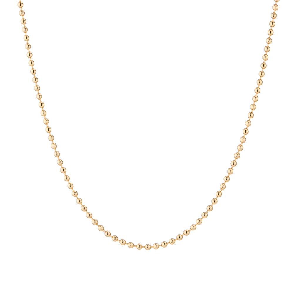 Gold Ball Chain Necklace