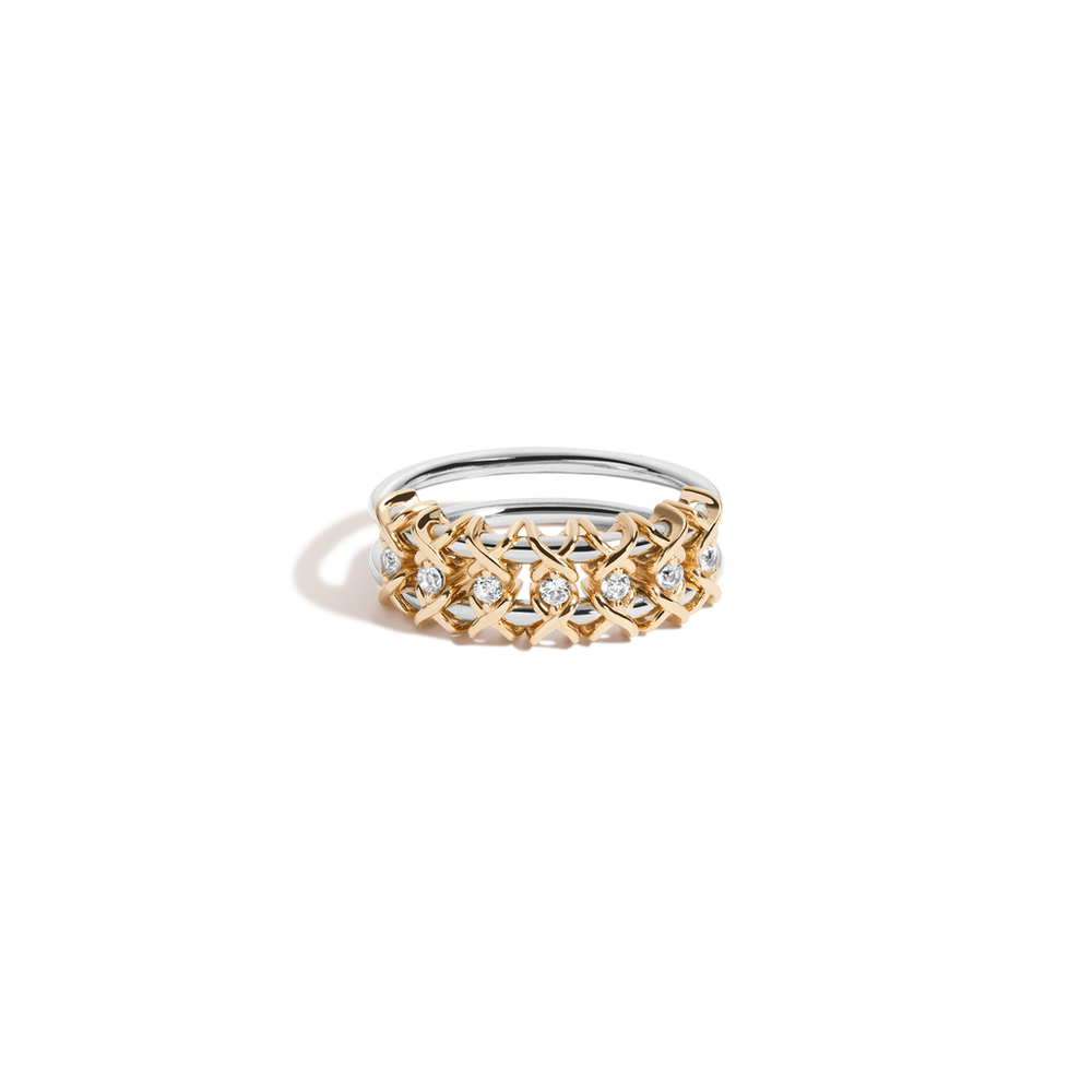 Kinetic Estate Two-Tone Ring