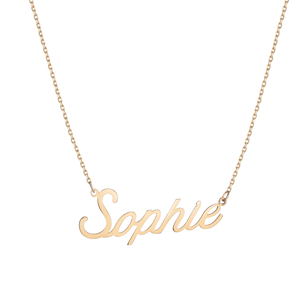 Custom Script Name Necklace