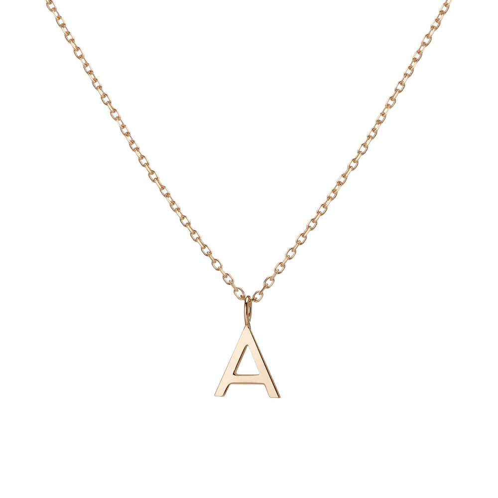 Classic Gold Letter Necklace