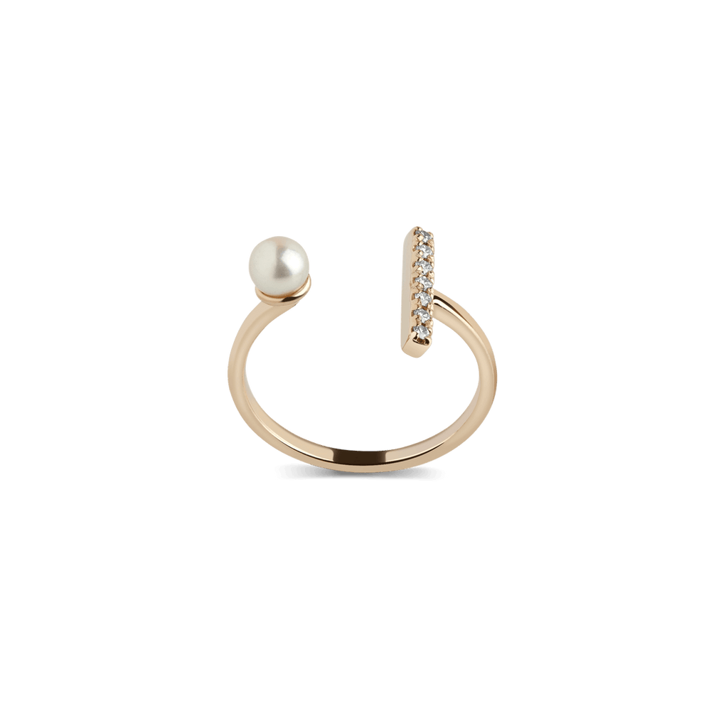 Archival Open Pearl Ring