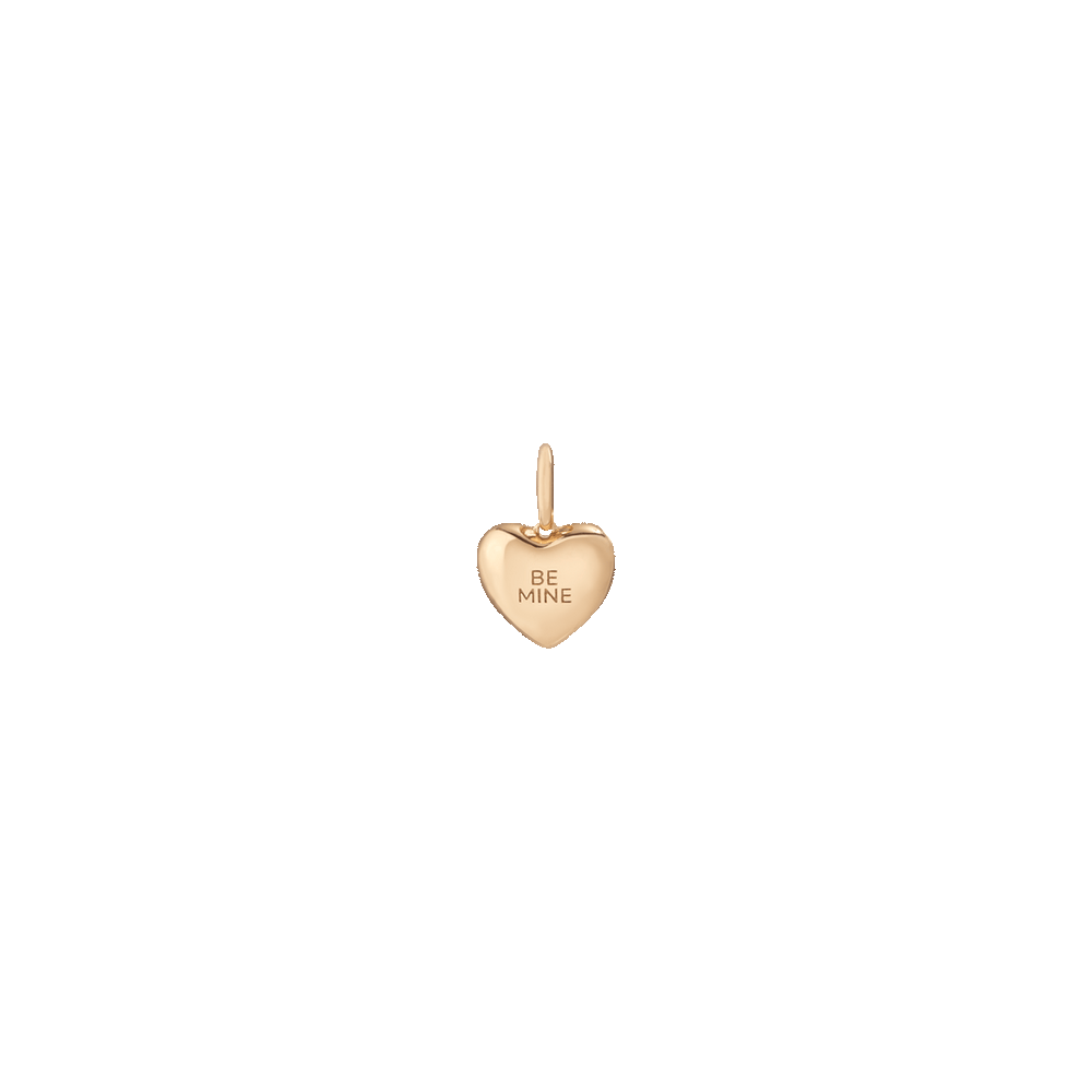 Candy Heart Charm - Amethyst