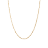 Medium Gold Curb Chain Necklace Vermeil 14K Yellow Gold 18in 22in First