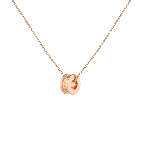 Column Pendant Necklace Vermeil 14k 18k Rose Gold First