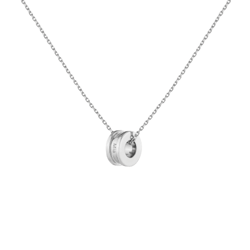 Column Pendant Necklace Vermeil 14k 18k White Gold First