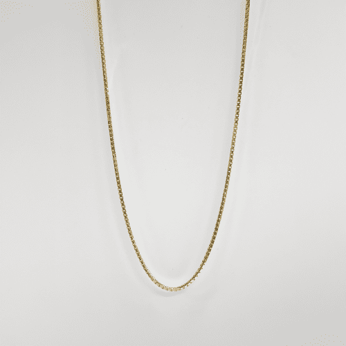 DiamondCutBoxChainNecklace 01