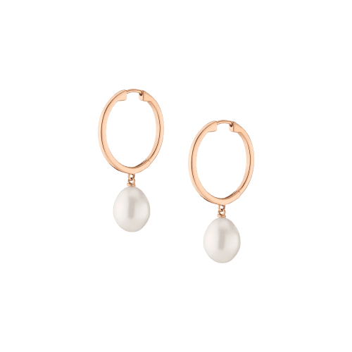 Organic Pearl Earrings AU24.04.16 33R