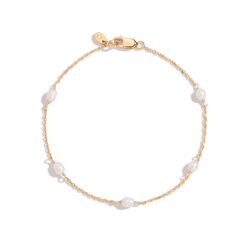 Organic Pearl Station Bracelet AU24.04.16 31