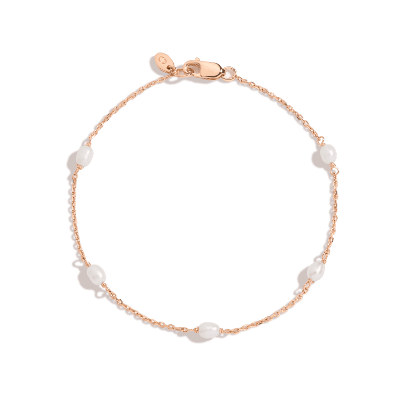 Organic Pearl Station Bracelet AU24.04.16 31R