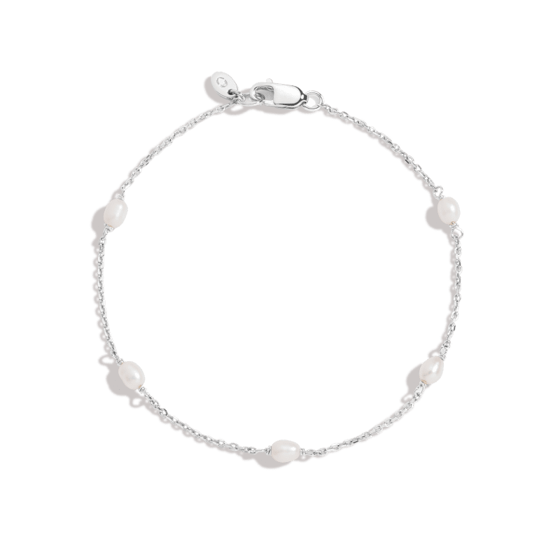 Organic Pearl Station Bracelet AU24.04.16 31W