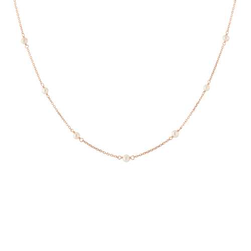 RoundPearlStationNecklace AU24.04.16 60R