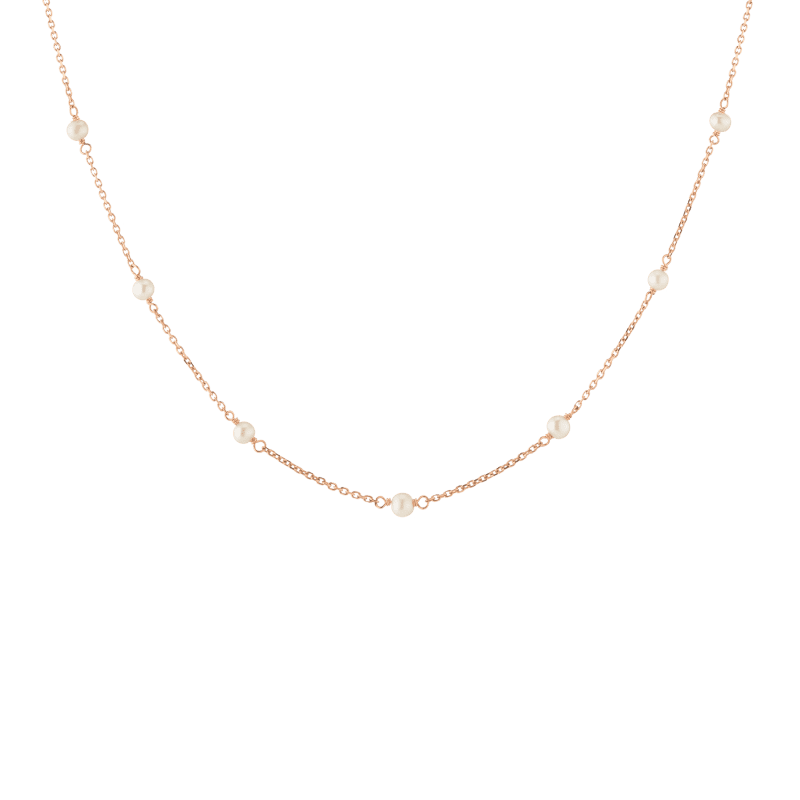 RoundPearlStationNecklace AU24.04.16 60R