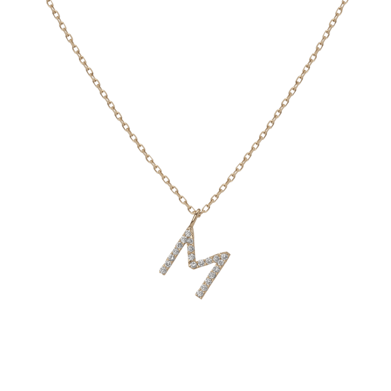 aurate necklaces letter charms print 1242